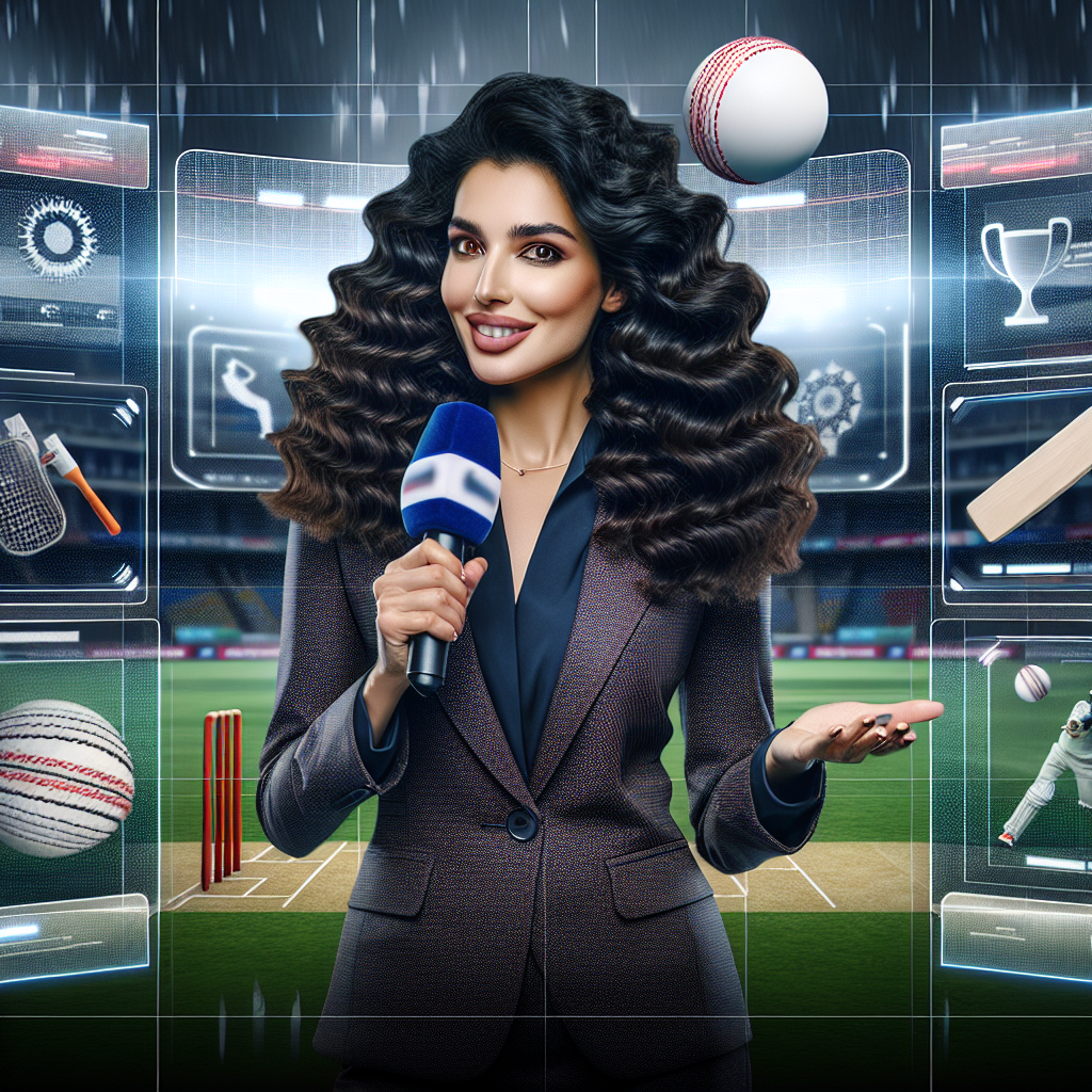 female cricket anchor
